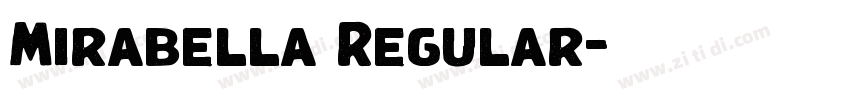 Mirabella Regular字体转换